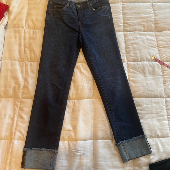 Loft Modern Straight Cuffed Jeans - Picture 2 of 16